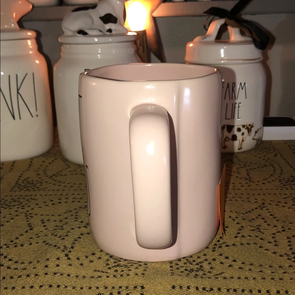 Rae Dunn HOT MESS Mug Pink